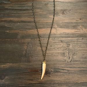 Rustic Horn Necklace